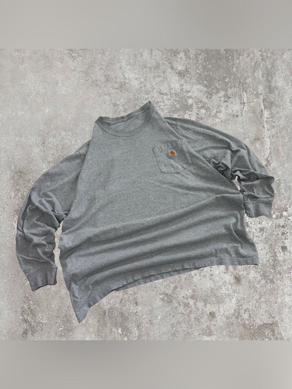 Carhartt Workwear Light Gray Original Fit Pocket Long Sleeve Shirt